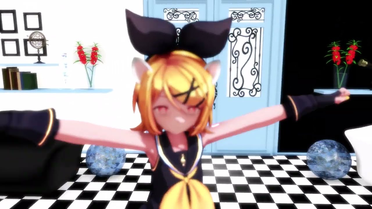 【MMD】アニマル～鏡音リン～