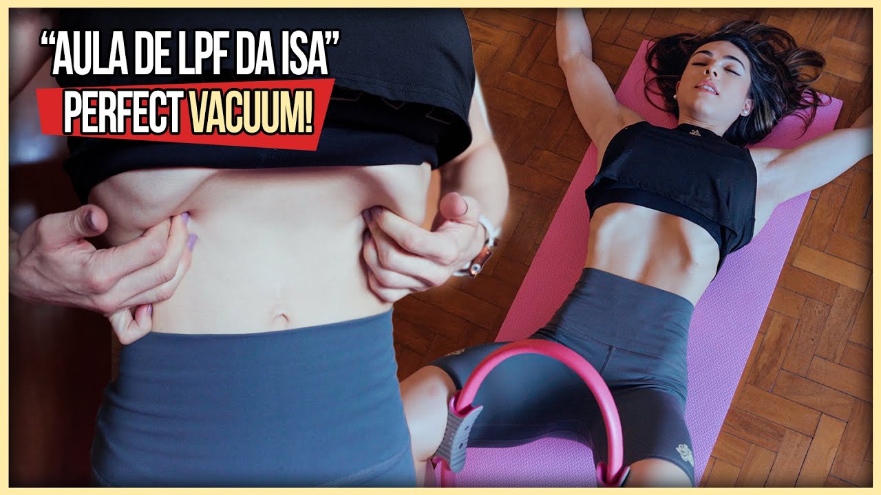 O SEGREDO DA CINTURA FINA ISA PECINI | *vacuum routine*