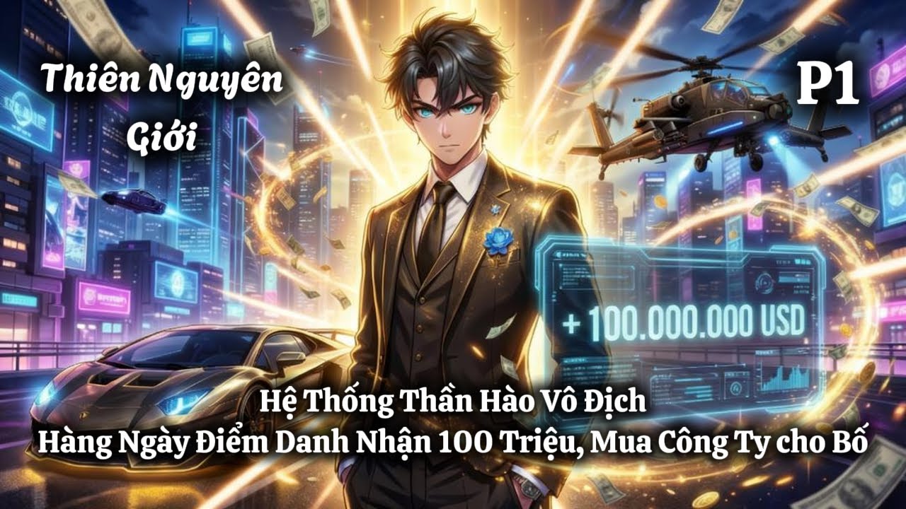Hệ Thống Thần Hào Vô Địch, Hàng Ngày Điểm Danh Nhận 100 Triệu, Mua Công Ty cho Bố | P1