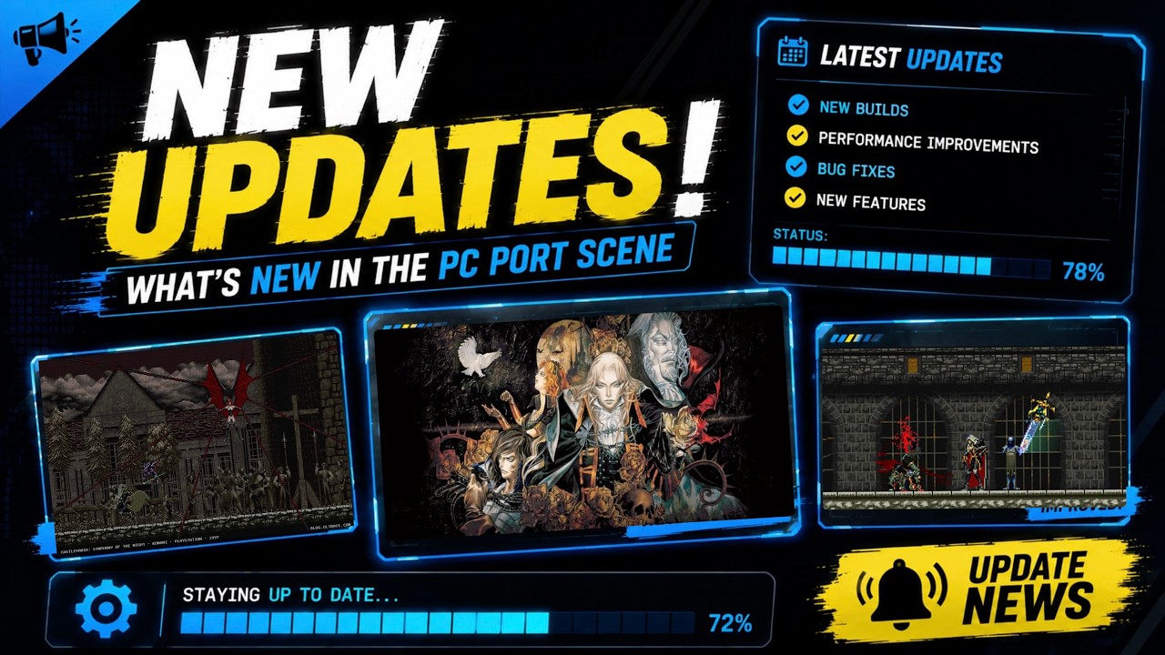 Symphony of the Night Recomp  Castlevania PC Port Steam Deck Fixed