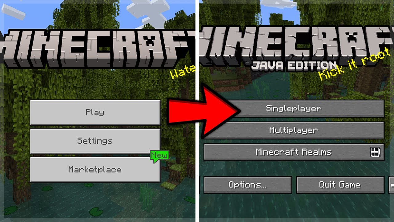 Как превратить Minecraft Bedrock Edition в Minecraft Java Edition (НОВОЕ ОБНОВЛЕНИЕ)