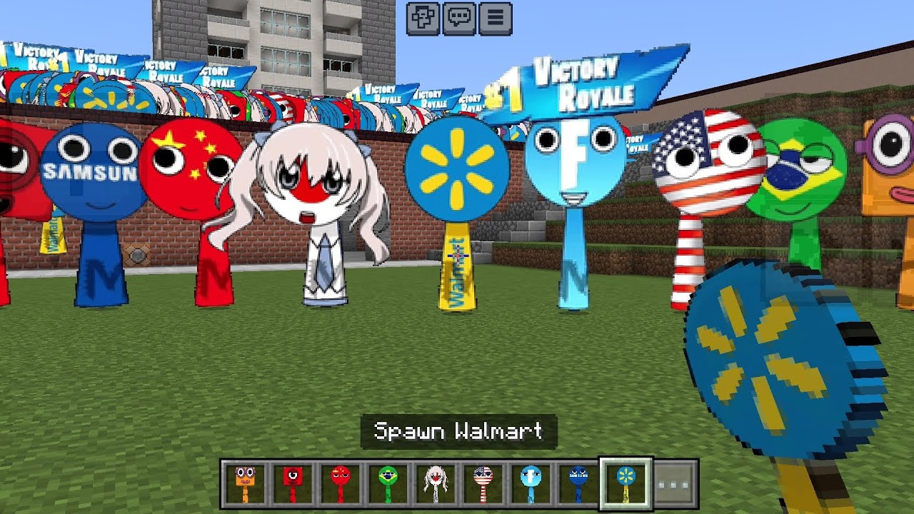 Sprunki OC Walmart добавлен в Minecraft PE