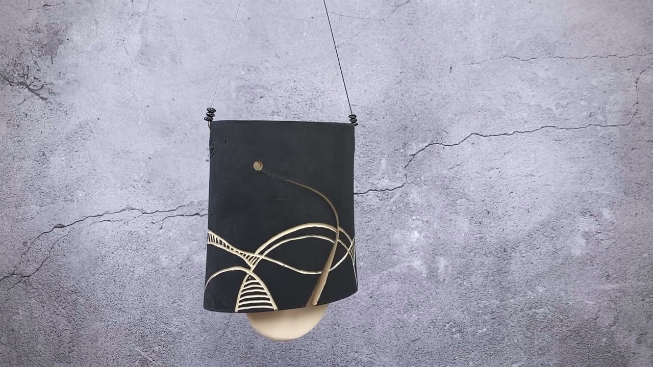 Zen Zinger 3 Sgraffito Wind Bell