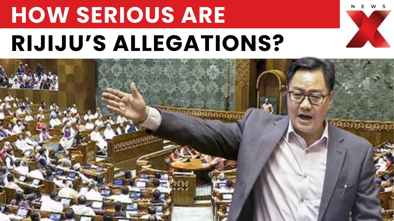 Controversial Remarks in Parliament: Kiren Rijiju Highlights Misuse of Speaker Position