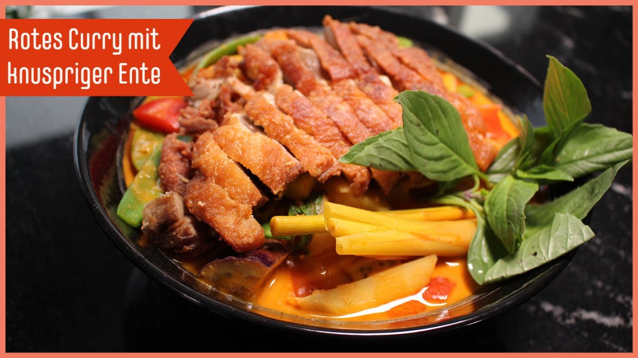 Rotes Curry mit knuspriger Ente | Tam's Cooking
