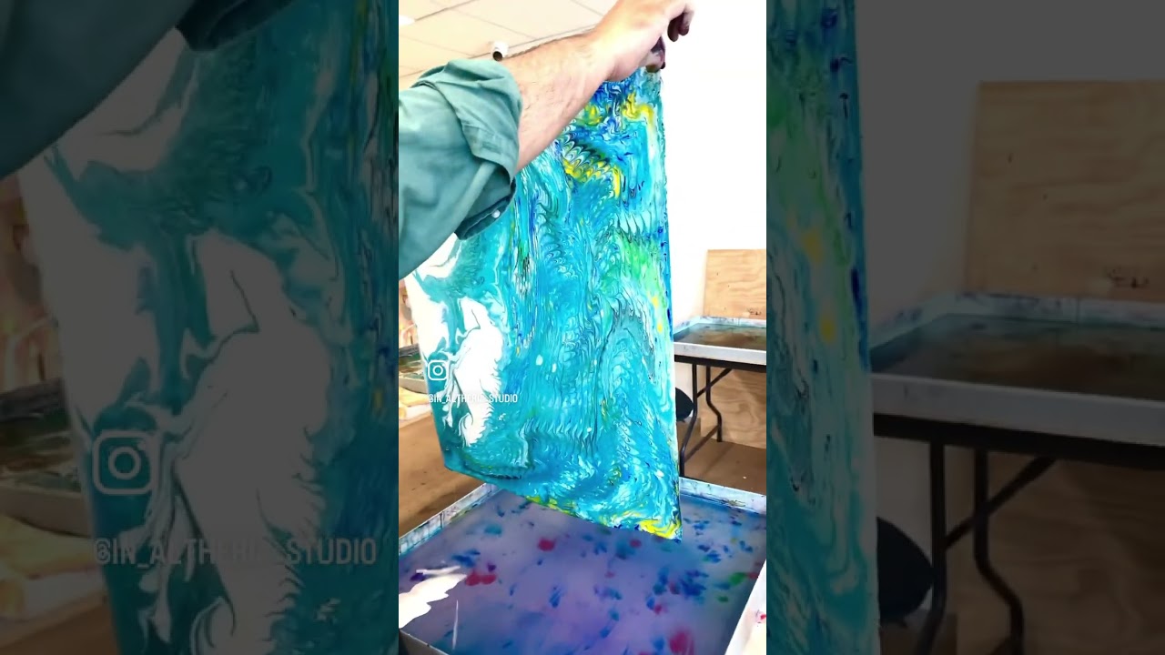 Water marbling art classes in Melbourne! #art #workshops #thingstodomelbourne #melbourne