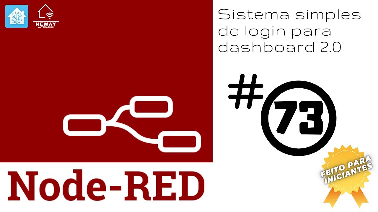 ✅ - Como criar um sistema simples de login no dashboard 2.0 Node-RED