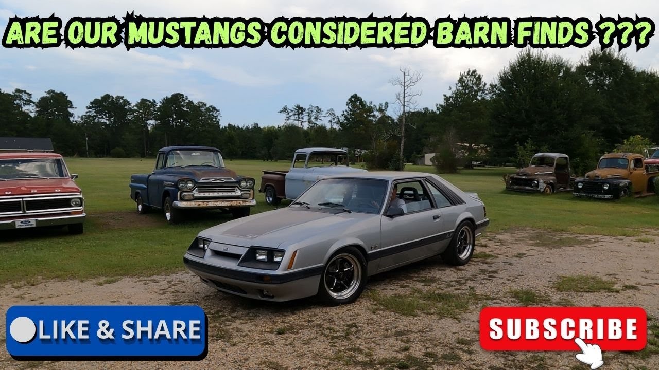 Ep 108   Our fox body Mustangs have been collecting dust so long they look like barn finds.