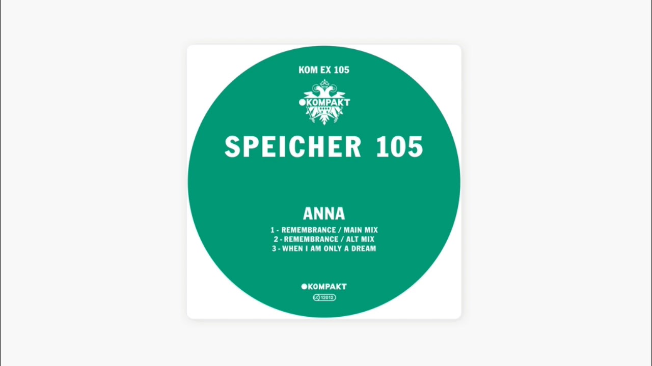 ANNA - When I Am Only a Dream [Speicher 105]