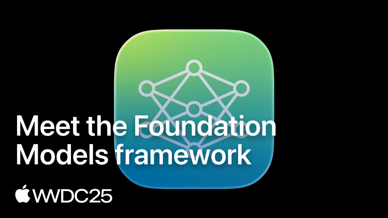 WWDC25: Meet the Foundation Models framework | Apple