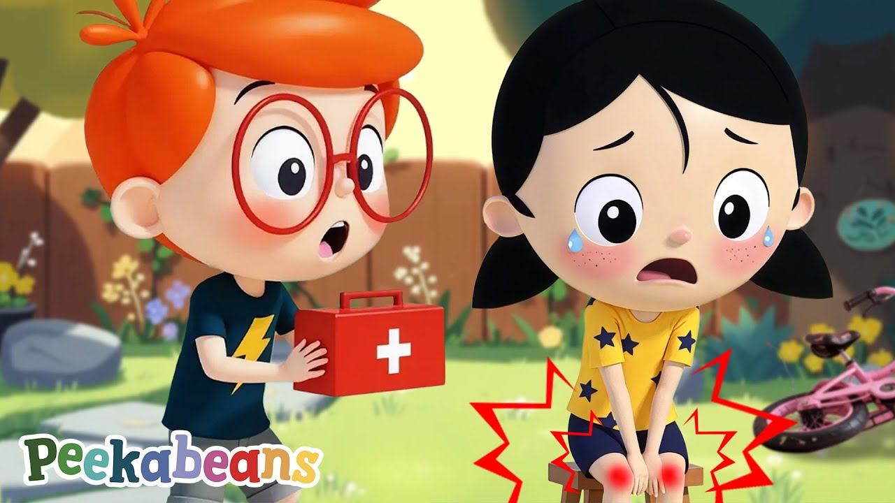 Boo Boo Song | Peekabeans Nursery Rhymes & Kids Songs