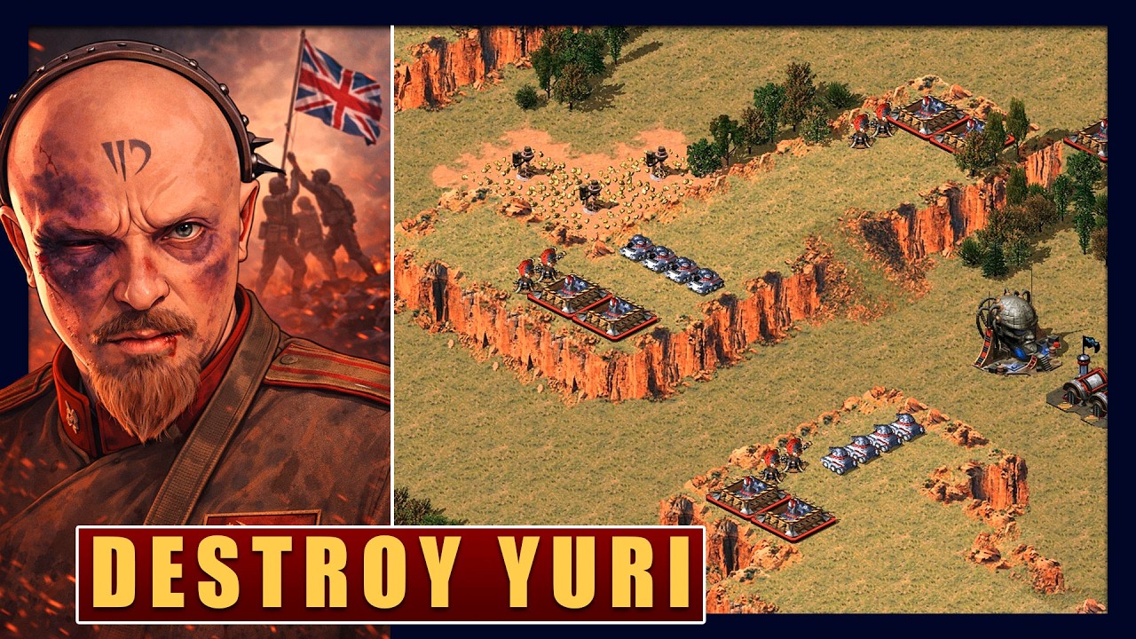 Red Alert 2 | Сможет ли Британия победить 7 Юриев? | Жестокий ИИ + Супероружие