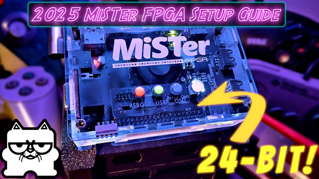 MiSTer FPGA 2025 Setup & Build Tutorial | Retrocastle 24-Bit I/O Board + DIY Mount