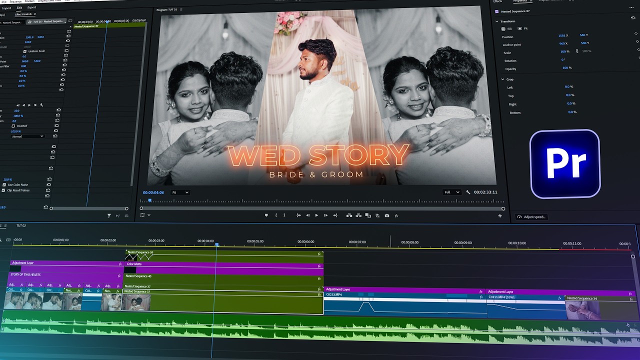 Creative Engagement/Wedding Video Effect in Premiere Pro