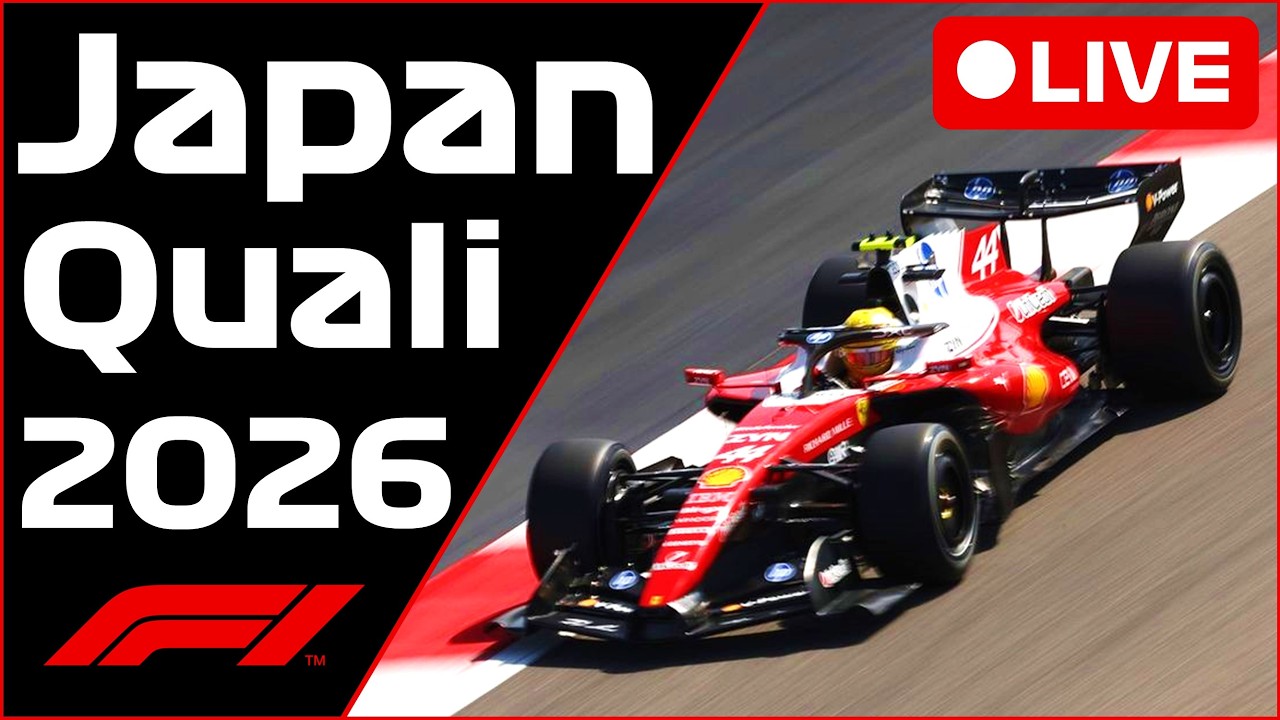 🔴F1 LIVE -  Japan GP Quali - Commentary + Live Timing