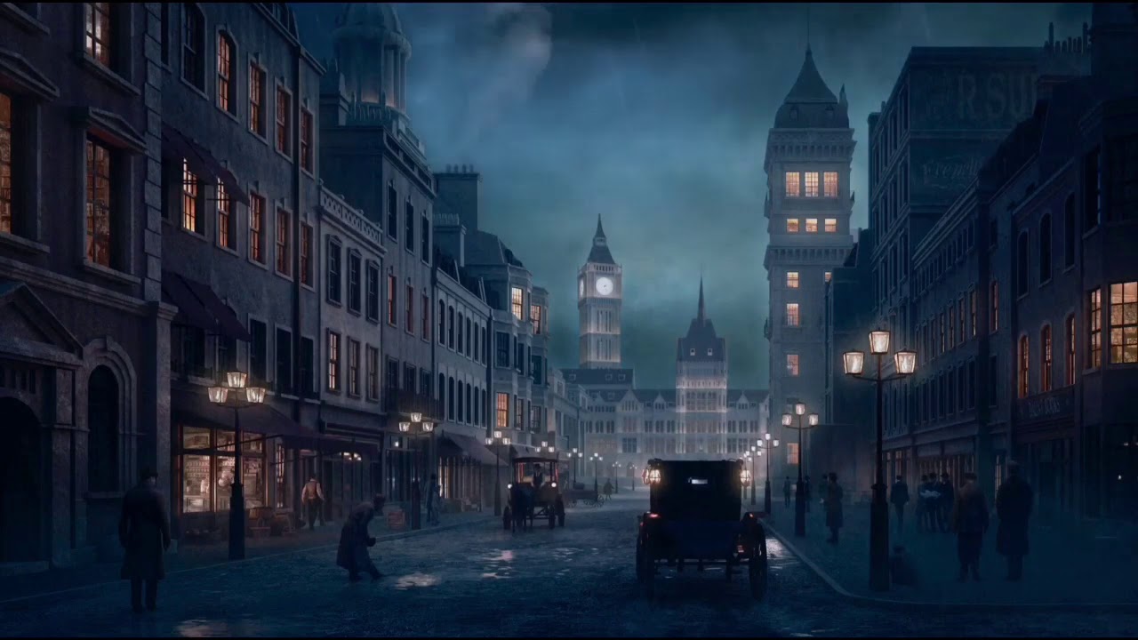1870s Victorian London Thunderstorm   ASMR Ambience 🎩🕯⛈