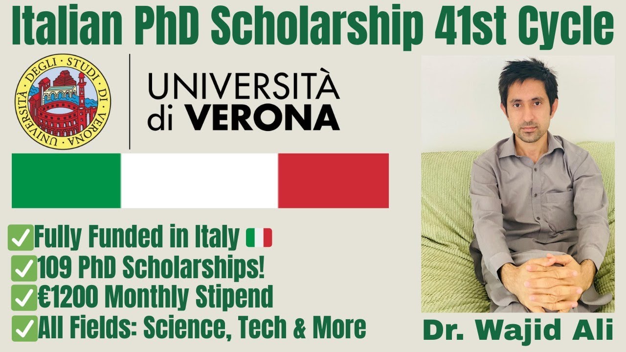 109 Fully Funded PhD Programmes at University of Verona Italy | No application fee