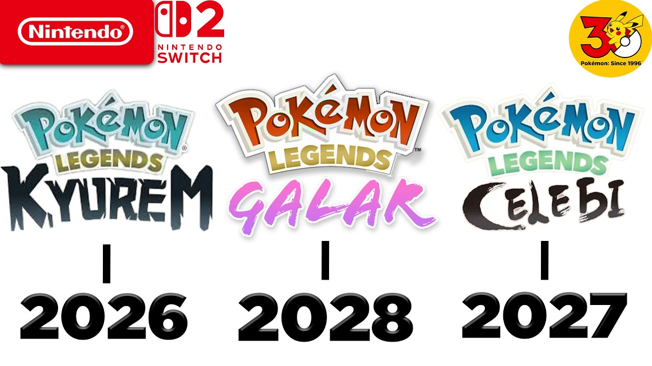 Совершенно новые игры Pokemon Legends для Nintendo Switch 2!