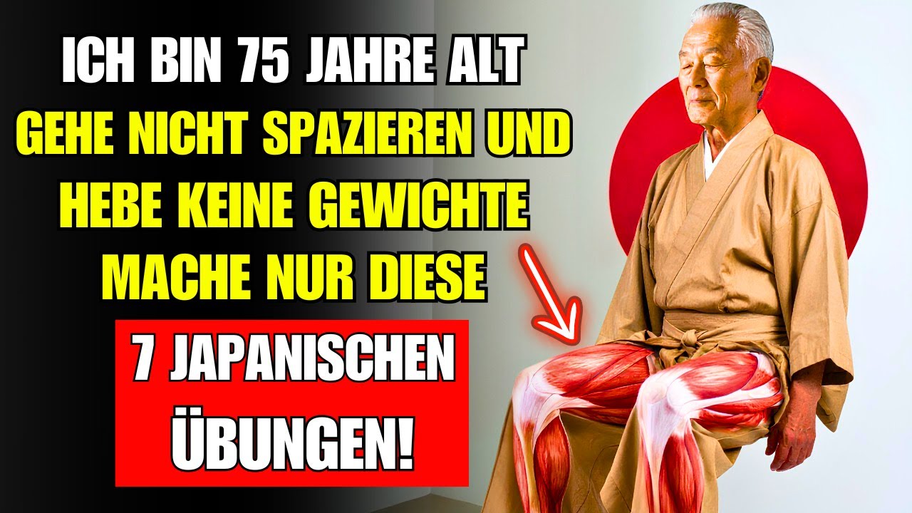 JAPANER ENTHÜLLT: 7 GEHEIME ÜBUNGEN, UM DIE BEINKRAFT NACH 60 NICHT ZU VERLIEREN