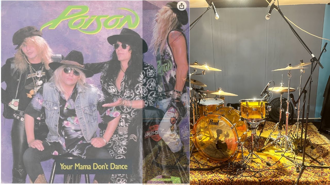 Poison Drum Cover - Mama don't dance