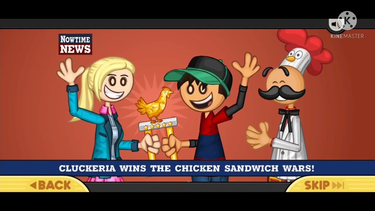 Papa's Cluckeria To Go Ending Cutscene & Unlock Papa Louie