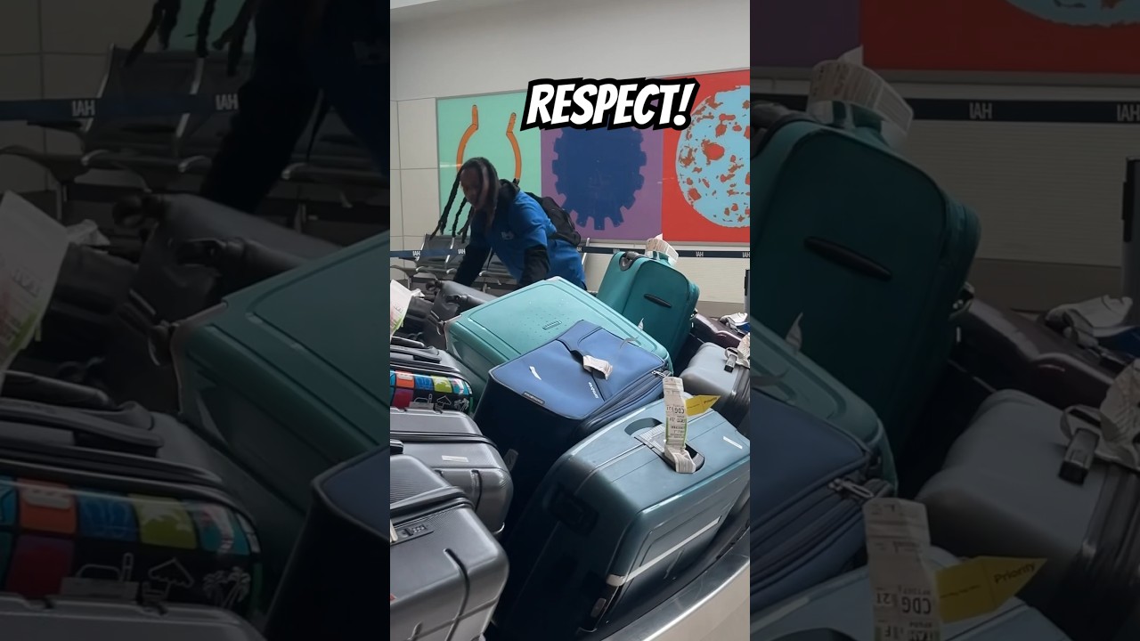 Airport baggage claim issues vs respect 