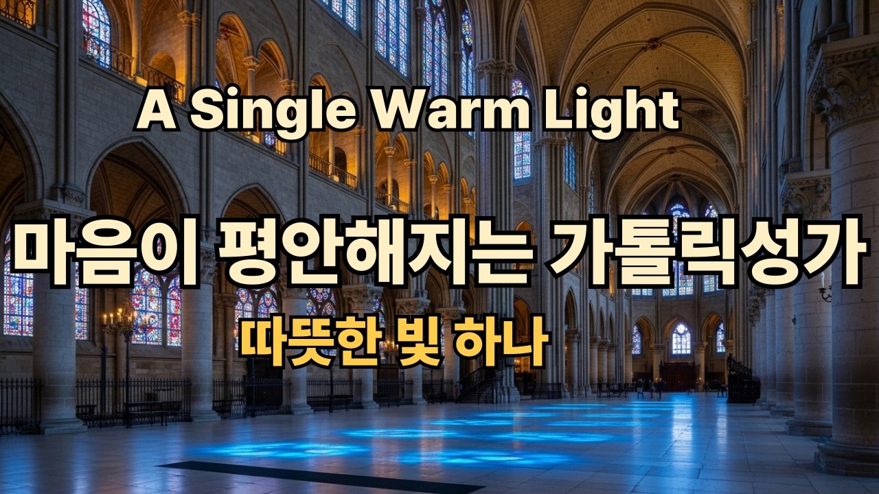 따뜻한 빛 하나 A Single Warm Light  하느님의 평화가 여러분의 하루 위에 머물기를 바랍니다.
