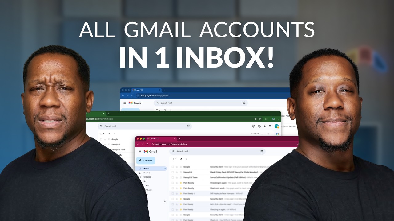 Как управлять несколькими учетными записями Gmail