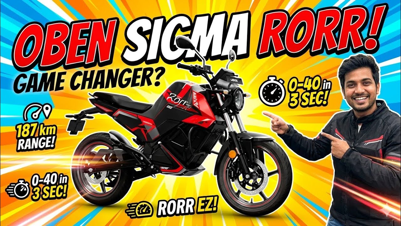  **Oben Rorr Sigma 2025 Review – Best Indian Performance EV Bike? 🔋** #evbikes #review #bike 