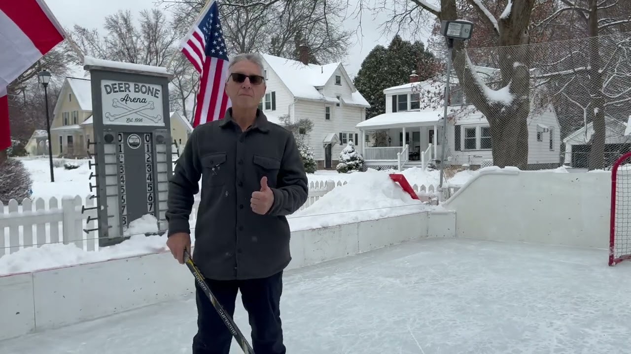 Trim you liner at ice level for easy shoveling and better puck movement
