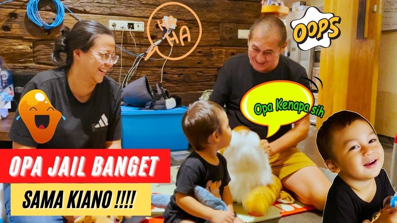 KEJAHILAN OPA SAMA KIANO !!! SENANG LIAT NYA !!!