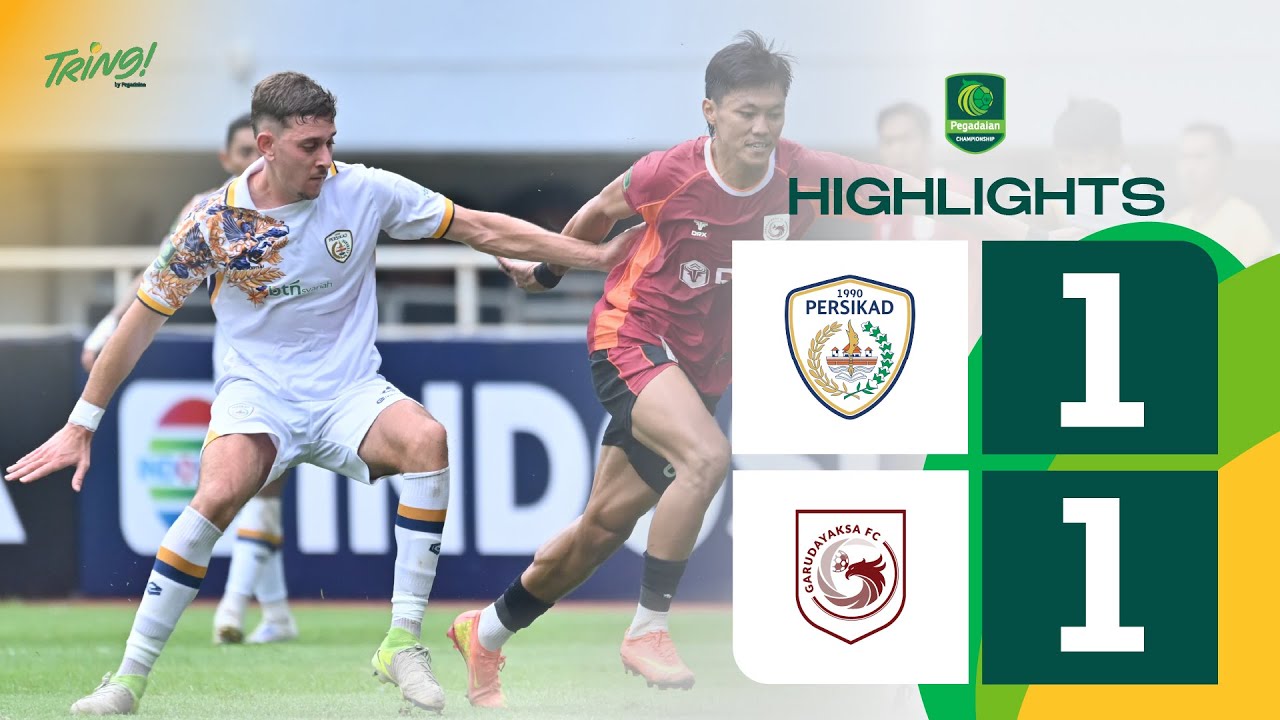 Highlight Pegadaian Championship 2025-26 | Persikad vs Garudayaksa FC | Pekan 16