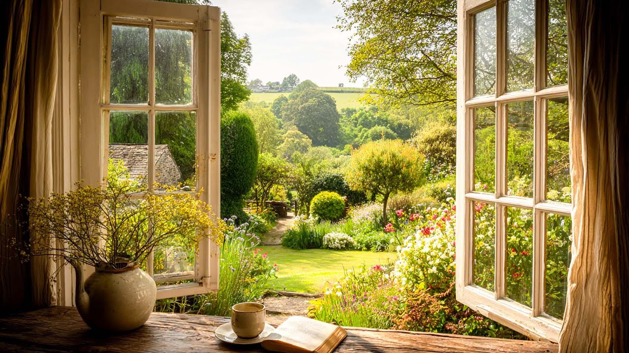 Sounds From An English Country Garden | Spring ASRM Ambience Sounds | Birds Singing & Chirping