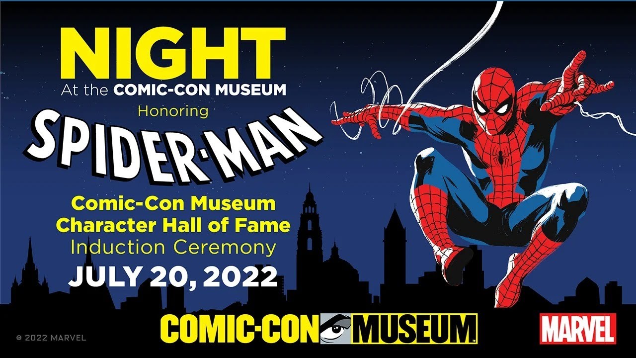 Comic-Con Museum Character Hall of Fame Induction Spider-Man | Night at the Comic-Con Museum