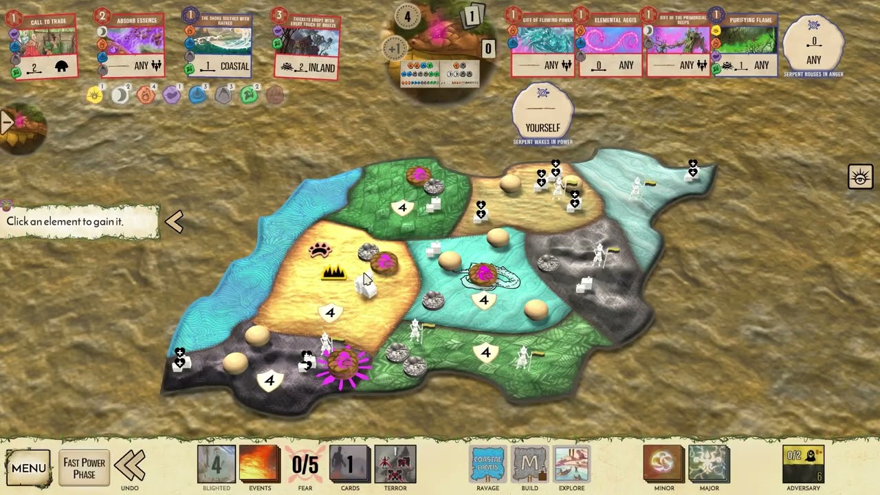 Spirit Island - solo Serpent v HLC6