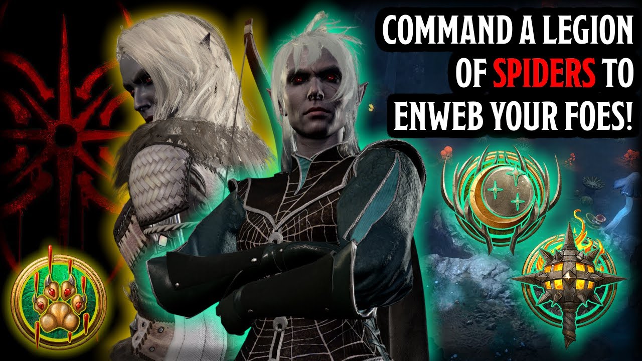 Baldur's Gate 3 - Пауки Ллос (Патч 8, Ремейк сборки божества)