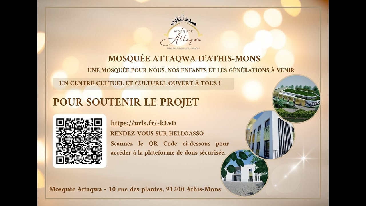 Mr Le Maire présentant le projet de la nouvelle mosquée Athis Mons #mosquee #bonnenouvelle