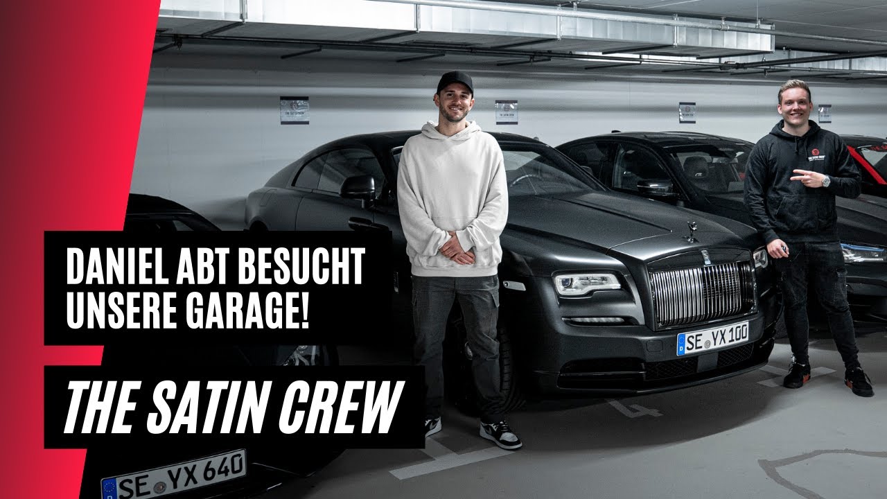 Daniel Abt zu Besuch in unserer Garage🏁! The Satin Crew!