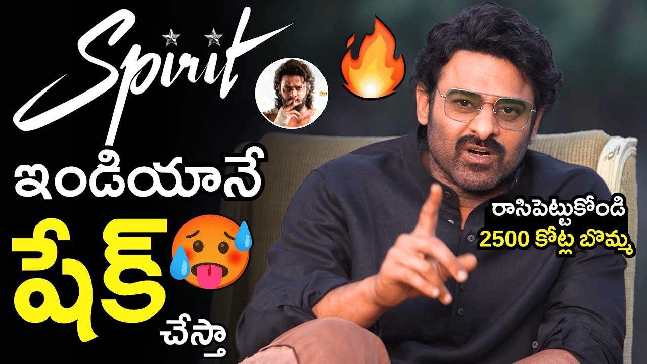 స్పిరిట్ తో ఇండియా షేక్ 🥵🔥Prabhas Goosebumps Words About SPIRIT Movie | Cine Neta