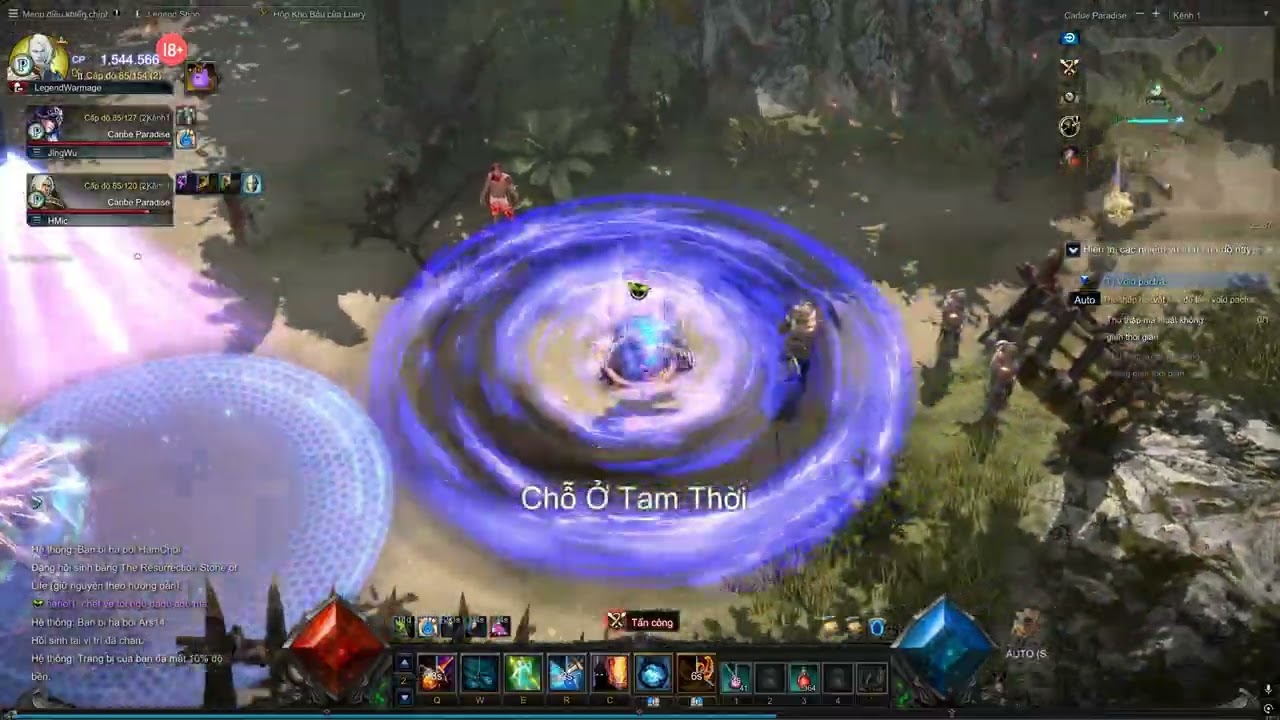 Mu Legend VTC The best Warrior Team Vs GM Team