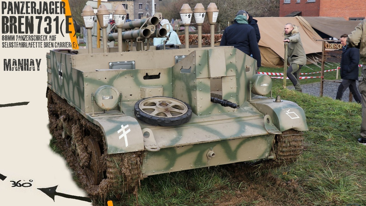Panzerjäger Bren 731(e) - Walkaround - Manhay.