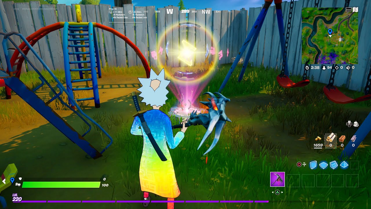 Fortnite - Use An Alien Hologram Pad At Risky Reels Or The Sheriffs Office (Rift Tour Challenges)