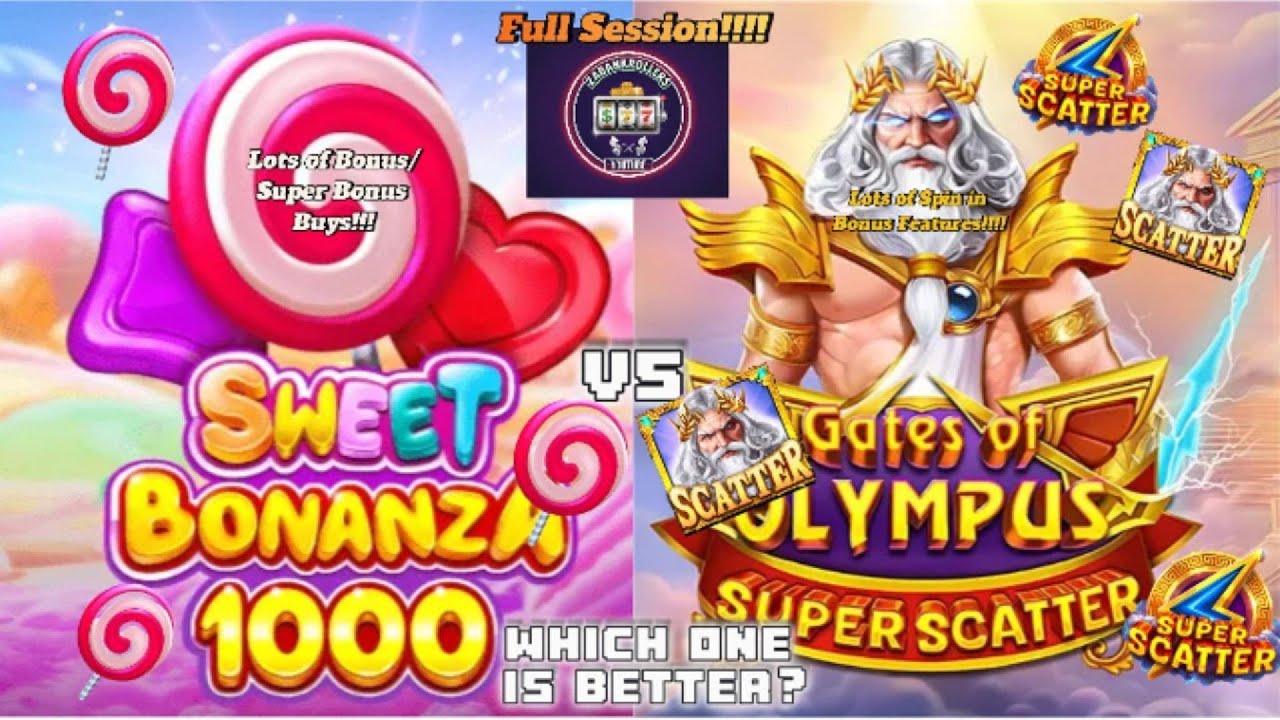 Sweet Bonanza 1000 vs Gates of Olympus Super Scatter!! Find out which is better!?!? 