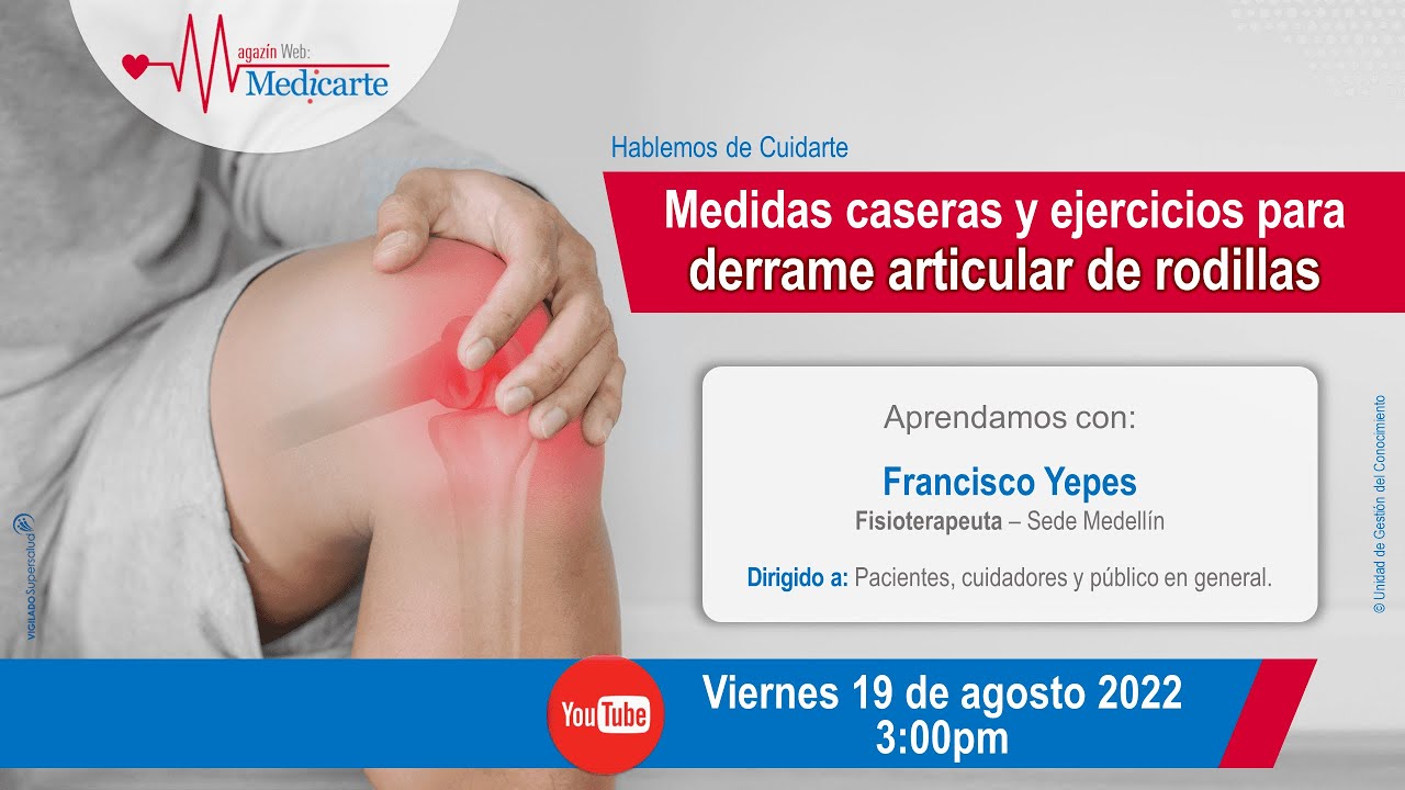 Medidas caseras y ejercicios para derrame articular ejercicios