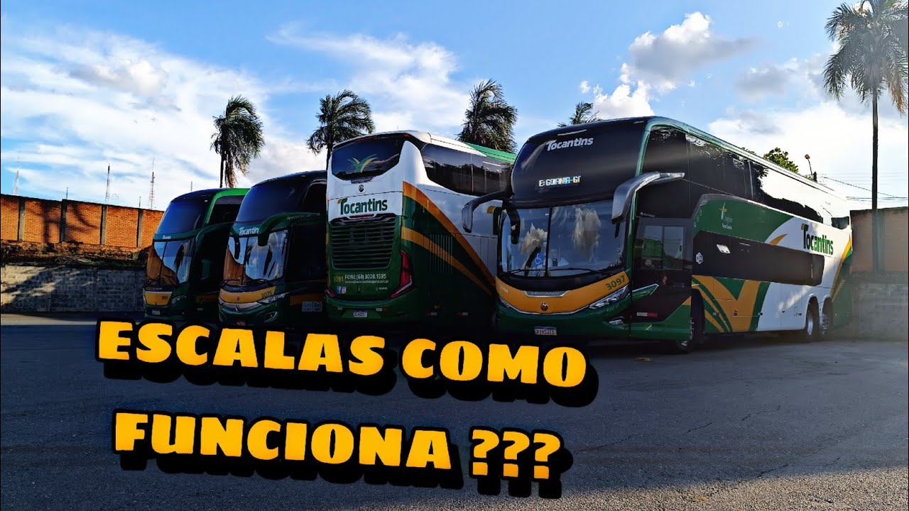 Como É a MINHA ESCALA de Trabalho ? QUER SABER ? VÊEM ABORDO. No Marcopolo G8 DD da Tocantins.