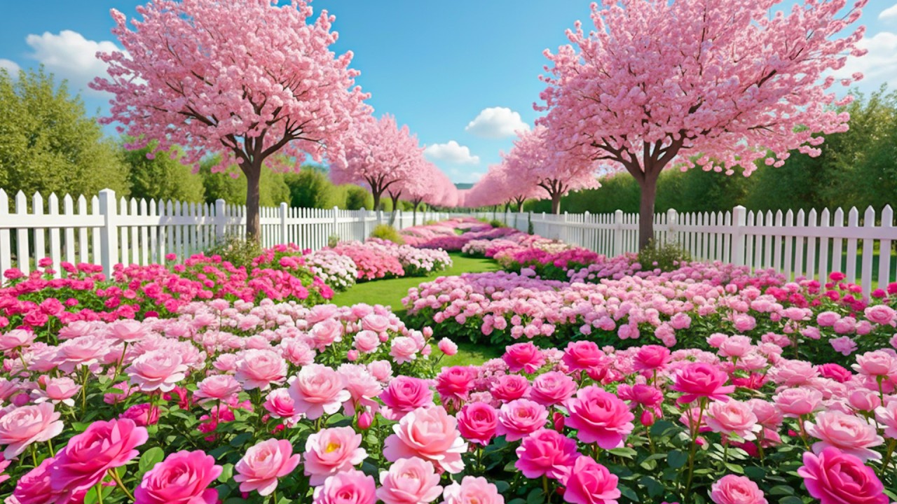 Garden of Tranquility 🌷 Relaxing Music for Inner Peace, Stress Relief, and Sweet Dreams 🌸