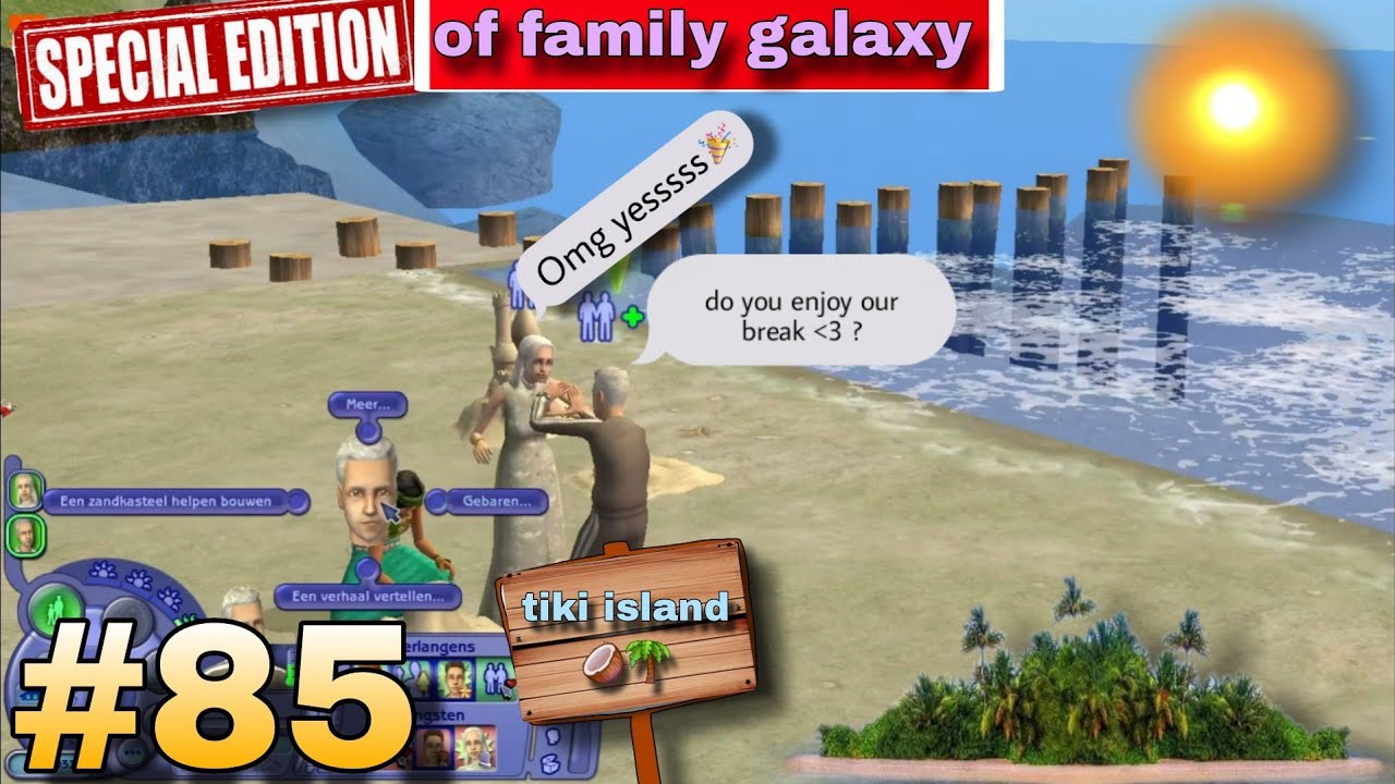 #85 Family Galaxy Vacantion Of Baby Daisy & Prince Burito #thesims2 #sims2