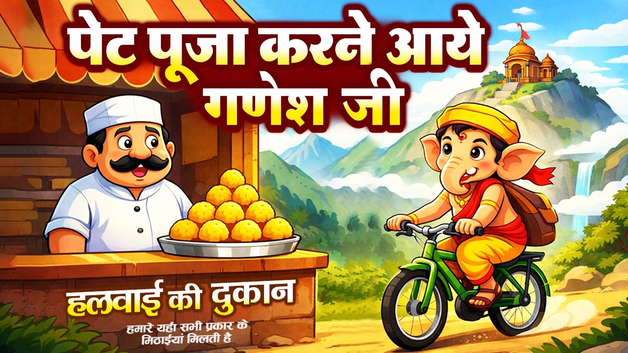 गणेश जी की कहानी- पेट पूजा करने आये गणेश जी- Ganesh Ji Ki Kahani- Ganpati Story- Hindi Moral Stories