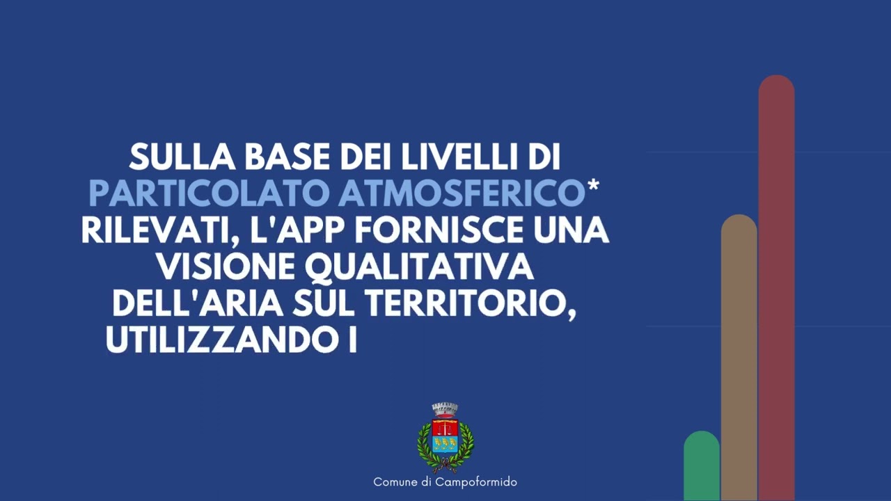 IL COMUNE DI CAMPOFORMIDO CONTROLLA LA QUALIT&Agrave; DELL'ARIA
