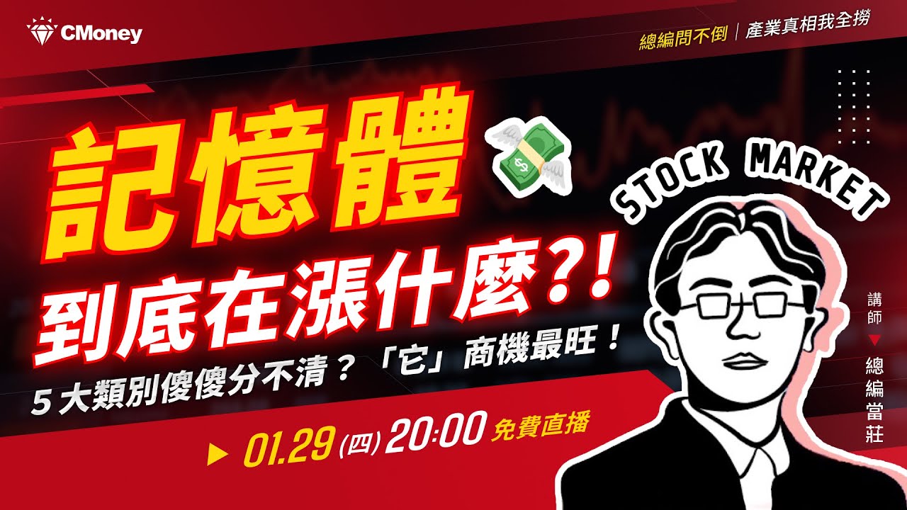 【總編】記憶體到底在漲什麼？！５大類別傻傻分不清？「它」商機最旺！